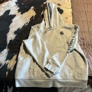 Carhartt Gray Hoodie Sweatshirt